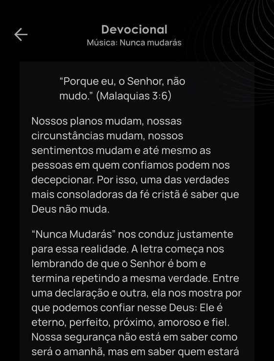 Devocional de uma música da escala